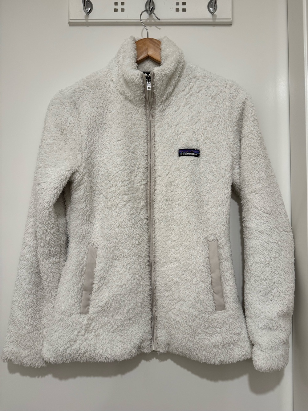Patagonia Women’s Los Gatos Full-Zip Fleece Jacket Cream Size Small